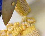 材料３つ夏ごはん☆とうもろこしのかき揚げ作り方1写真