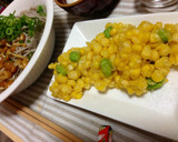 材料３つ夏ごはん☆とうもろこしのかき揚げ作り方10写真
