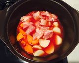 生のトマトで！チキンと野菜のトマト煮込み作り方3写真