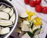 夏野菜のっけ素麺♪作り方2写真