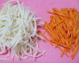 きんぴら風味の豚肉ハンバーグ作り方1写真