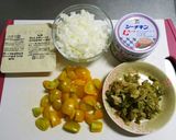 シーチキンカレー☆バケットを添えて作り方4写真
