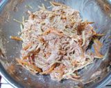 きんぴら風味の豚肉ハンバーグ作り方4写真