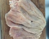 ヘルシー☆鶏胸肉の包み焼き作り方1写真