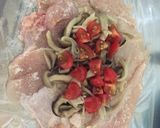 ヘルシー☆鶏胸肉の包み焼き作り方2写真