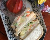 ポテトサラダ♡サンドイッチ♡ランチ作り方8写真