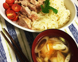 【食欲増進】そうめんと梅卵温だれ作り方7写真