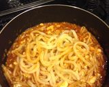 簡単♪麻婆うどん作り方6写真