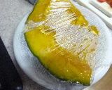 カボチャとキュウリの胡麻味噌和えサラダ作り方1写真
