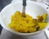 カボチャとキュウリの胡麻味噌和えサラダ作り方3写真