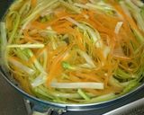 ヘルシー★ベジ麺パスタ カルボナーラ作り方3写真