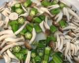☆サッパリ小鉢！オクラと鮭フレーク酢の物作り方4写真