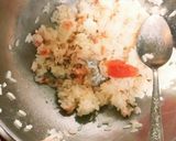 簡単！明太子バター飯。お酒の〆に作り方2写真