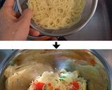 筋子(イクラ)のみぞれ冷製パスタ☆作り方4写真