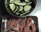 豚肉茄子のにんにくマヨポン♡作り方2写真