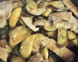 豚肉茄子のにんにくマヨポン♡作り方5写真