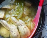 手羽先とキャベツの煮込み塩スープ♪作り方15写真