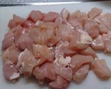 鶏むね肉のしっとり甘酢炒め作り方1写真