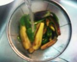 フライパンで★茄子とピーマンの揚げびたし作り方6写真