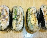 うなぎの蒲焼きで☆おにぎらず作り方8写真
