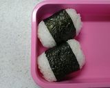 パスタでリボン弁当作り方1写真