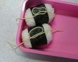 パスタでリボン弁当作り方2写真