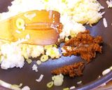 肉ミソ炒め飯。作り方3写真