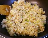 肉ミソ炒め飯。作り方4写真