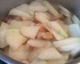 とうがんとシ一チキンの炒め煮作り方1写真
