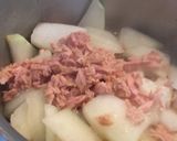 とうがんとシ一チキンの炒め煮作り方2写真