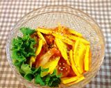 簡単おつまみ☆コリンキーのキムチ挟み作り方4写真