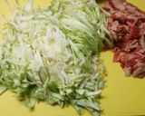 ★一皿満足★うちの豚平焼き作り方1写真