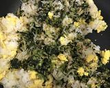 野沢菜ちりめん炒飯作り方3写真