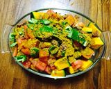 レンジでチン！夏野菜のツナカレー作り方3写真