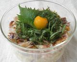 ゆかり入り★アジの干物チャーハン弁当作り方7写真