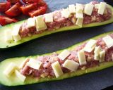 *ズッキーニの肉詰めチーズオーブン焼き*作り方5写真