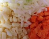 野菜たっぷりミネストローネ作り方1写真