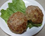 糖質オフ；カレー味ハンバーグ作り方6写真