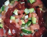 簡単カポナータ風煮込みのワンプレートご飯作り方3写真