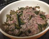 牛肉とゴーヤの山椒煮作り方3写真