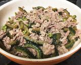 牛肉とゴーヤの山椒煮作り方4写真