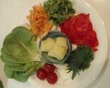 エビ野菜パイナップル　爽かベトナム春巻作り方1写真
