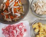 素揚げゴボウで☆美味しいカレーうどん作り方4写真