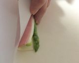 パリトロ♡アスパラ、ハム、チーズの春巻き作り方10写真