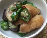 レンジ料理☆夏い茄子とオクラのネバネバ煮作り方4写真