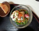 血管ダイエット食413(たこサーモン)作り方3写真