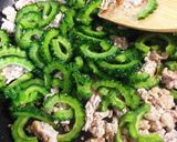 ゴーヤin麻婆茄子作り方7写真