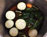 ナス、ピーマン、高野豆腐のおろし生姜煮作り方3写真