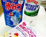 簡単♪寒天サイダーゼリー♪お弁当デザート作り方1写真