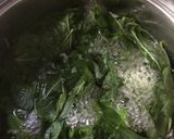 モロヘイヤと卵のふわとろお味噌汁作り方1写真